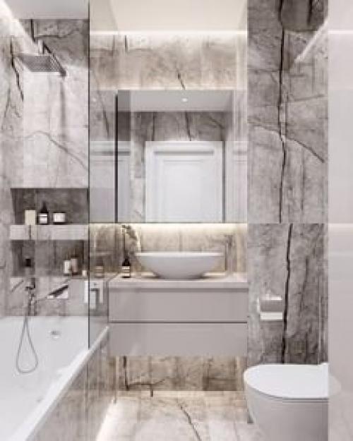 Лаконичный, простой и очень красивый санузел! 04