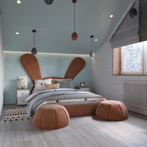 Детская комната в загородном доме.