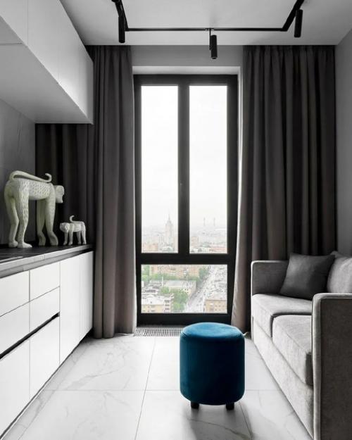 Интерьер в серых тонах можно назвать одним из классических и проверенных временем вариантов дизайна помещений.