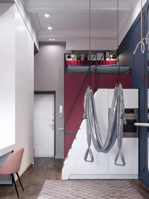 Двухуровневая студия, общей площадью 20, 3 кв.