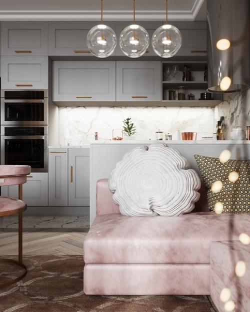 Невероятно стильно. Трех комнатная квартира площадью 100 м 2. 01