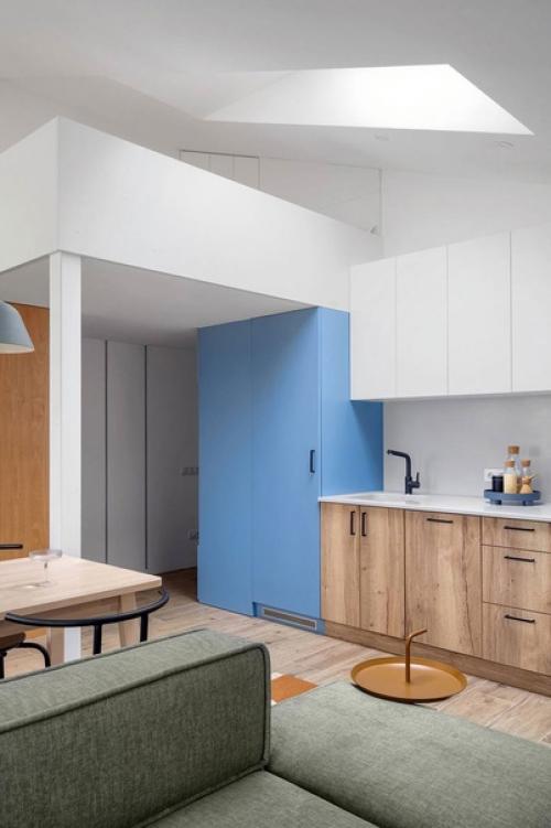 Квартира в мансарде, площадью 30 кв. 02