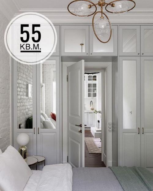 Квартира, общей площадью - 55 кв. 06