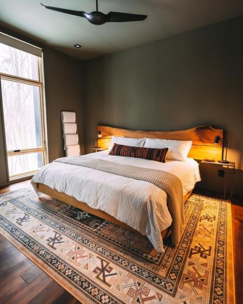 Уютный интерьер в тёплых оттенках. 03