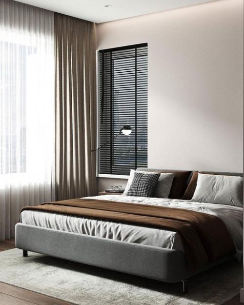 Безмятежность и элегантность: современный интерьер квартиры. 06