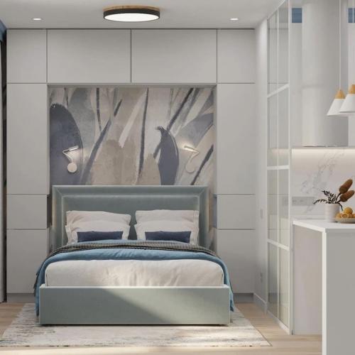 Голубой цвет является одним из самых безопасных для дизайна интерьера, поскольку с ним очень трудно переборщить. 01