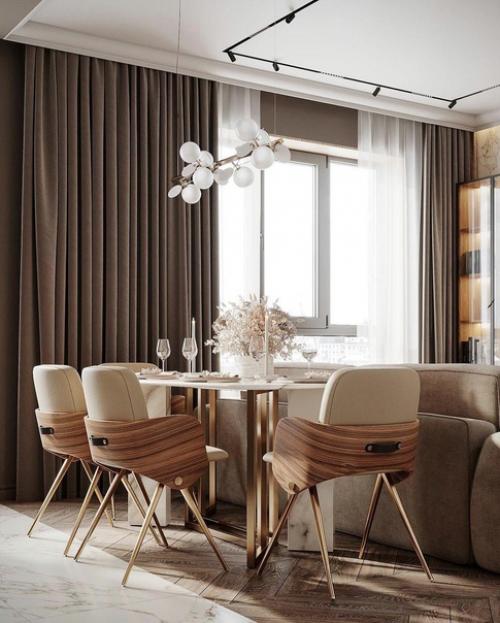 Кухня - гостиная, площадью 22 м 2. 02