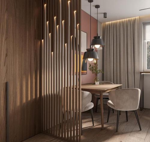 Стильный интерьер кухни, площадью 15, 5 кв. 08