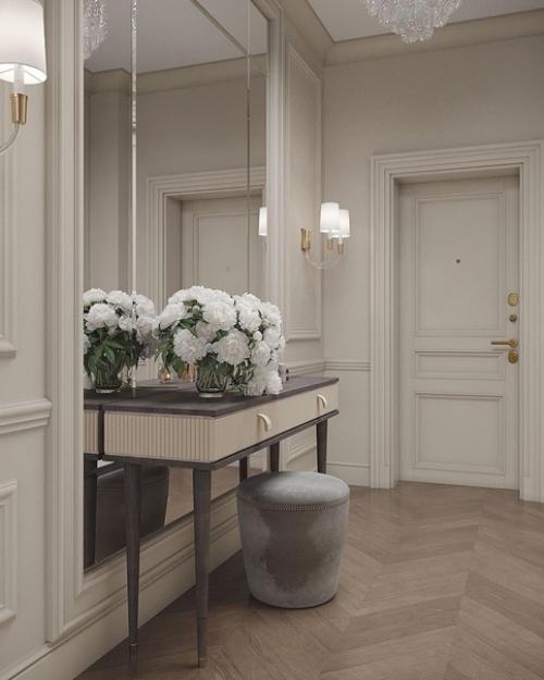 Прихожая в стиле - современная классика. 03