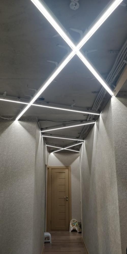 Супер!  Мы тоже так хотели сделать, только с натяжным потолком больно геморно потом возиться. 02