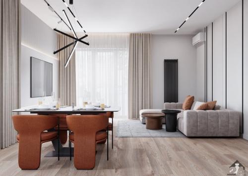 Кухня гостиная с проходом в кладовую. 01