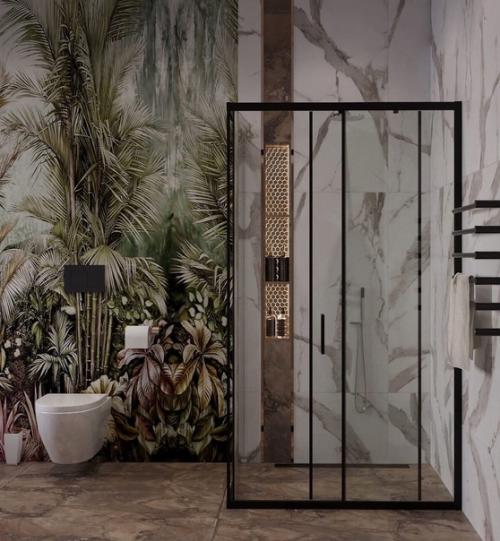 Волшебная ванная комната в загородном доме. 01