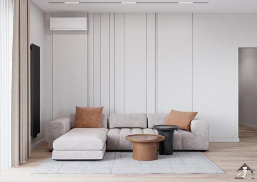 Кухня гостиная с проходом в кладовую. 02