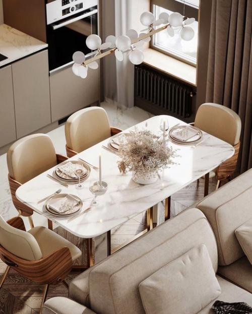 Кухня - гостиная, площадью 22 м 2. 01