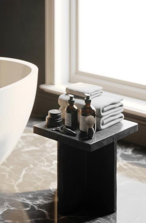 Черно-белая палитра элегантный и изысканный образ помещения создает. 03