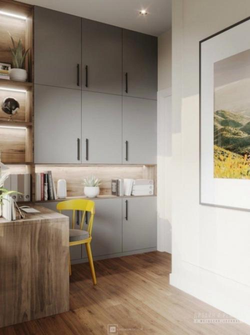 Уютный свежий интерьер с эко - ноткой. 01