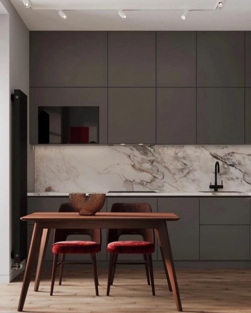 Дизайн - проект небольшой квартиры для временного проживания. 01