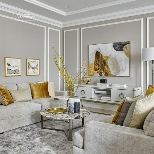 Дизайн - проект квартиры для большой семьи.