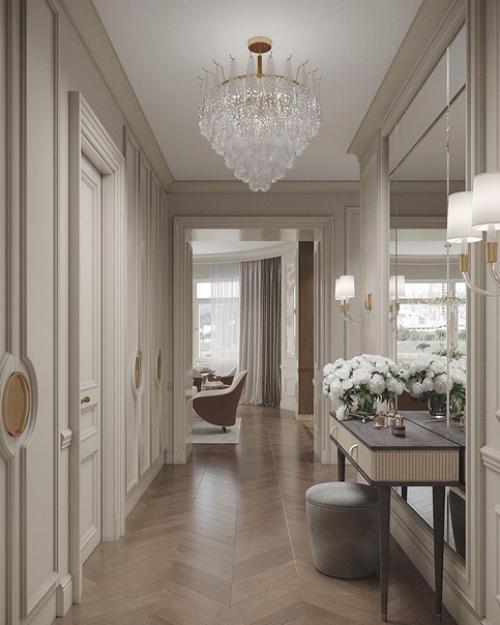 Прихожая в стиле - современная классика. 04