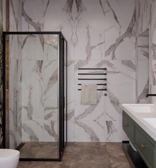 Волшебная ванная комната в загородном доме. 02