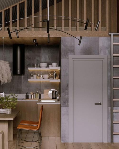 Загородный дом, с яркой теплой атмосферой. 07