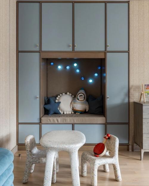 Спокойный интерьер с нотками джапанди. 02