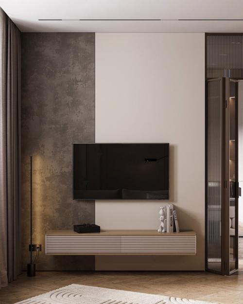 Невероятно.  И какой прекрасный дизайн - проект однокомнатной квартиры, площадью - 45 кв. 03