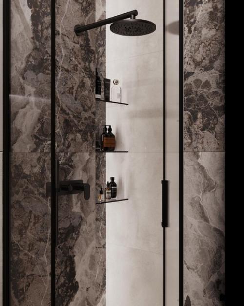 Санузел в невероятно завораживающем и успокаивающем сочетании. 04