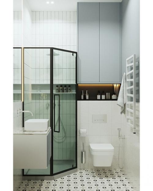 Уютный санузел 3. 3 кв.