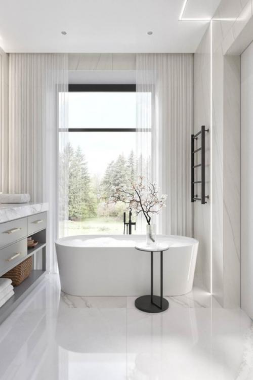 Ванная комната в загородном стиле. 02