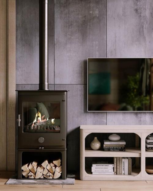 Загородный дом, с яркой теплой атмосферой. 02