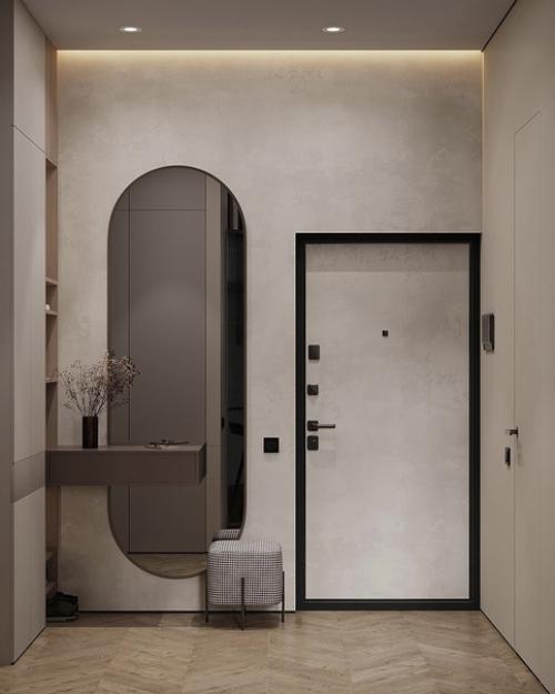 Невероятно.  И какой прекрасный дизайн - проект однокомнатной квартиры, площадью - 45 кв. 07