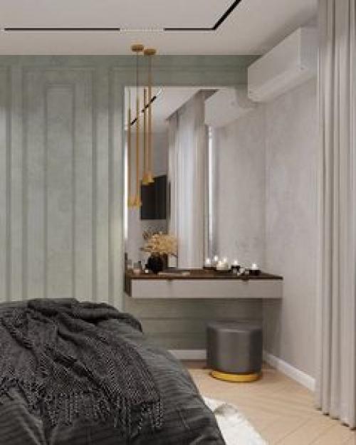 Небольшая, но очень функциональная спальня. 03