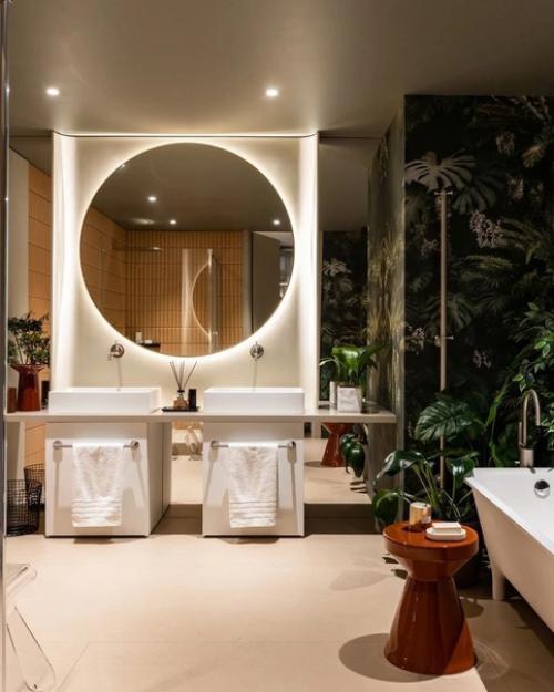 Спокойный интерьер с нотками джапанди. 09