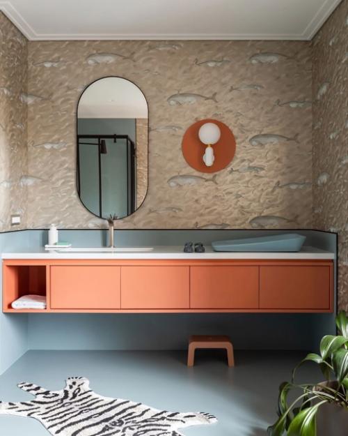 Спокойный интерьер с нотками джапанди. 07