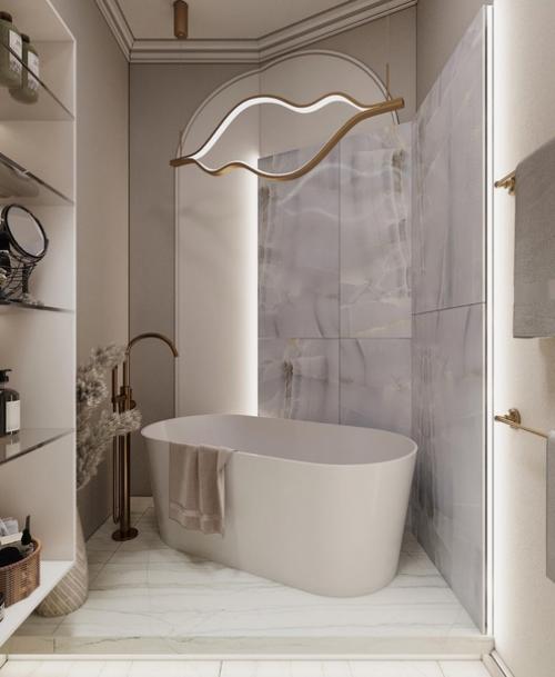 Стильный санузел площадью - 7, 8 м 2. 04