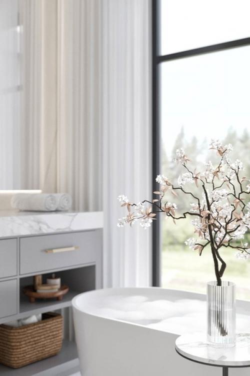 Ванная комната в загородном стиле. 03