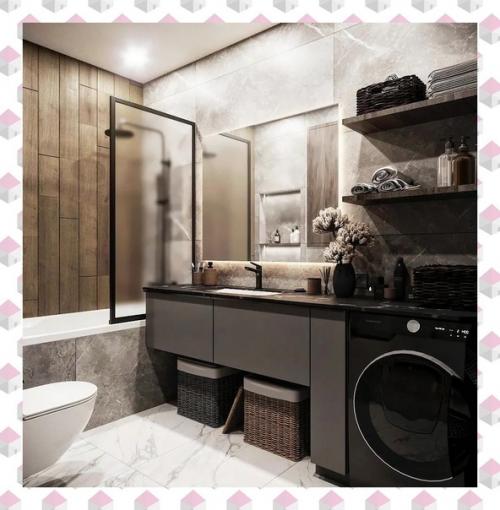 Ванная комната площадью - 4. 87 кв.