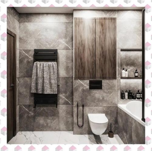 Ванная комната площадью - 4. 87 кв. 01