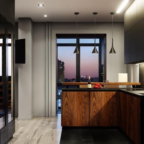 Прoект кваpтиры 46 кв. 03