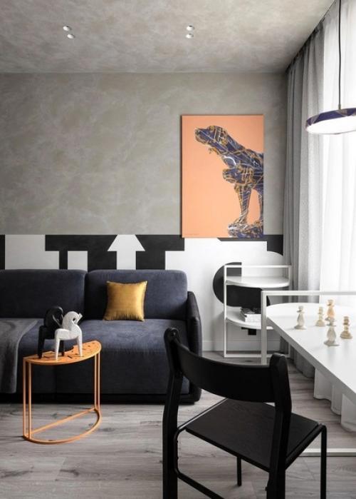 Cовременная квартира. Неожиданный и нестандартный интерьер. 04