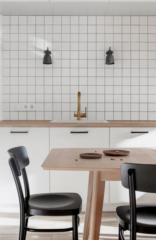 По-скандинавски тёплая, лаконичная и функциональная квартира - студия. 05