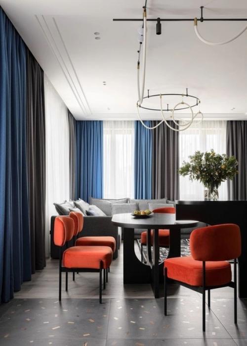 Cовременная квартира. Неожиданный и нестандартный интерьер.