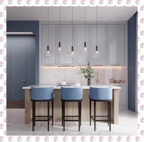 Кухня с островом.