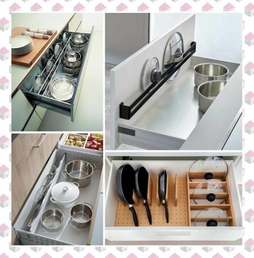 7 идей хранения крышек от кастрюль. 01