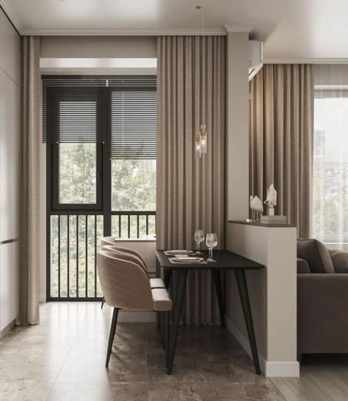 Квартира - студия, общей площадью - 50 кв. 02