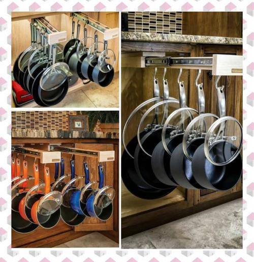 7 идей хранения крышек от кастрюль. 05