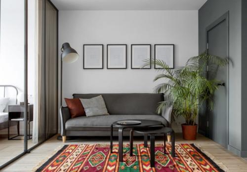 По-скандинавски тёплая, лаконичная и функциональная квартира - студия. 03