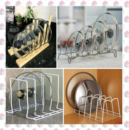 7 идей хранения крышек от кастрюль. 07