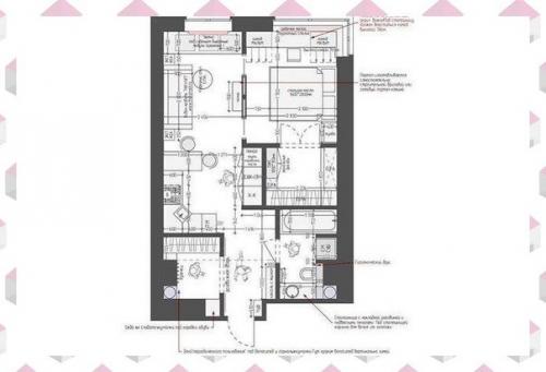 Квартира, общей площадью - 45 кв. 09